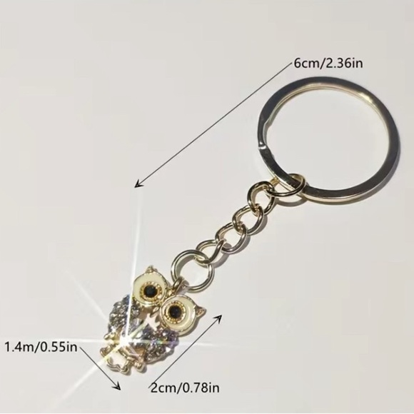 Life’s a hoot! Keychain and bag charm - Picture 2 of 4